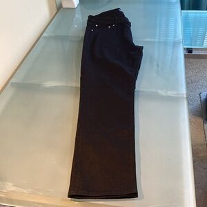 NEW Gap Jeans Gap Black Y2K Loose Fit Straight Jeans with Stretch Size 16